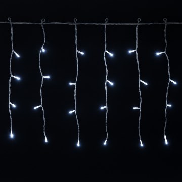 Aigostar - LED zunanji božični niz 200xLED/3,6W/230V/8 funkcij 10x0,4m IP44 hladno bela
