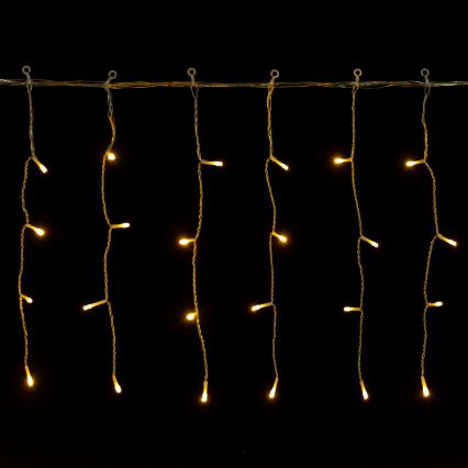 Aigostar - LED zunanji  niz 200xLED/8 funkcij 10x0,4m IP44 topla bela