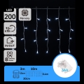Aigostar - LED zunanji božični niz 200xLED/8 funkcij 13x0,4m IP44 hladna bela
