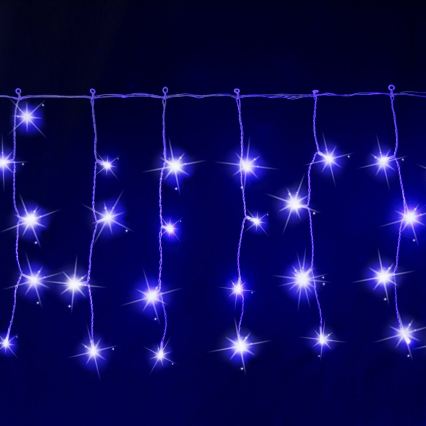 Aigostar - LED zunanji božični niz 200xLED 8x0,4m IP44 modra