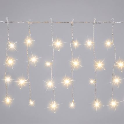 Aigostar - LED zunanji božični niz 200xLED 8x0,4m IP44 topla bela