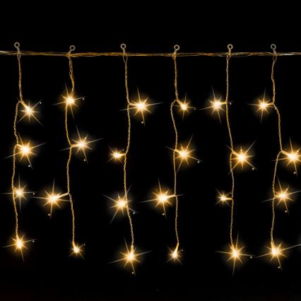 Aigostar - LED zunanji božični niz 200xLED 8x0,4m IP44 topla bela