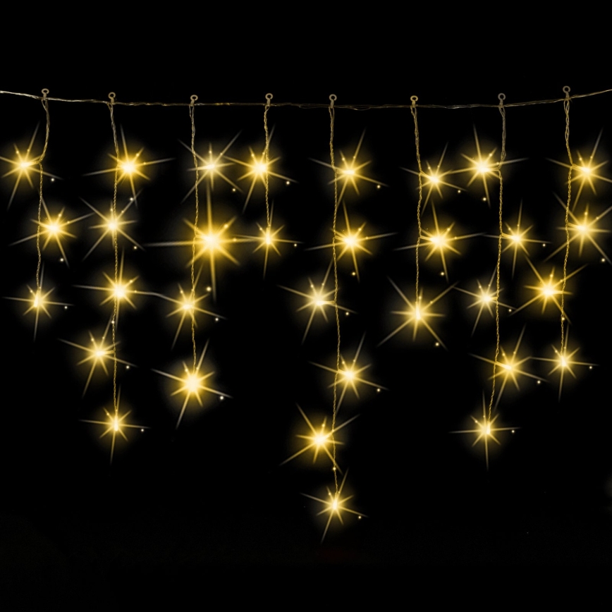 Aigostar - LED zunanji božični niz 200xLED 8x0,6m IP44 topla bela