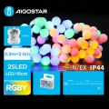 Aigostar - LED zunanji božični niz 25xLED/3xAA/8 funkcij 2,8 m IP44 večbarven