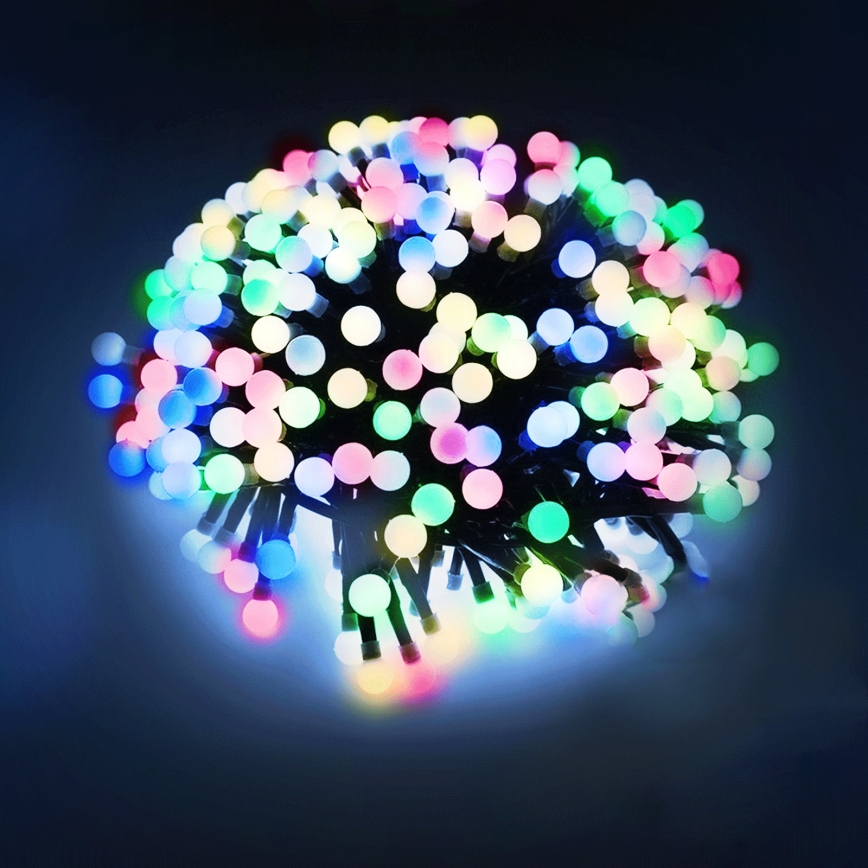 Aigostar - LED zunanji božični niz 25xLED/8 funkcij 3xAA 2,8m IP44 večbarven
