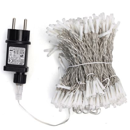 Aigostar - LED zunanji božični niz 288 LED/8 funkcij 1,5x1,8m IP44 hladna bela
