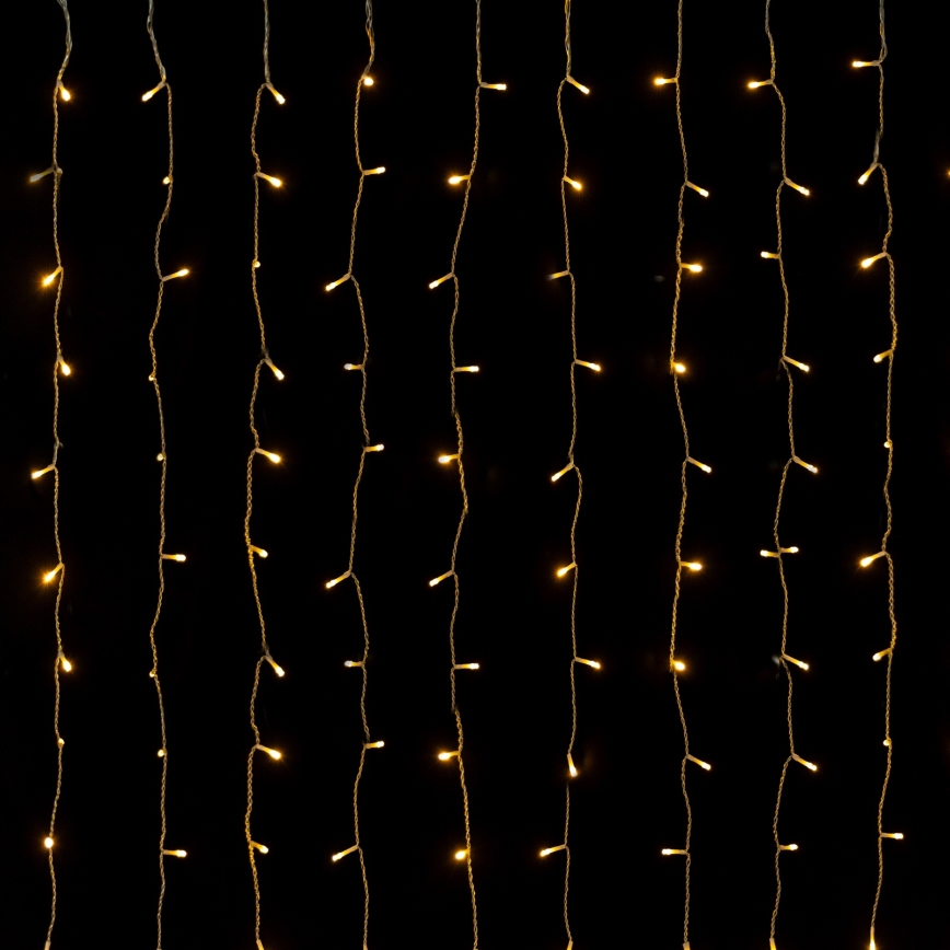 Aigostar - LED zunanji božični niz luči 288xLED 1,5x1,8m IP44 topla bela