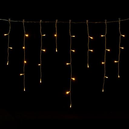 Aigostar - LED zunanji božični niz 300×LED/8 programov 3×AA 18×0,6 m IP44 topla bela