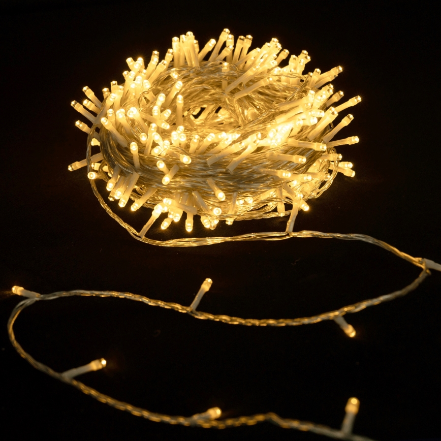 Aigostar - LED zunanji božični niz 400xLED/8 načinov 20m IP44 topla bela