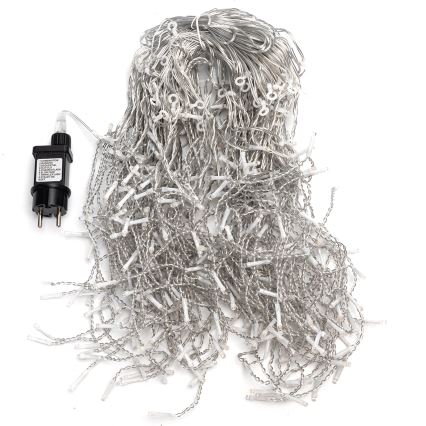 Aigostar - LED zunanji božični niz 400xLED/8 funkcij 20x0,4m IP44 topla bela