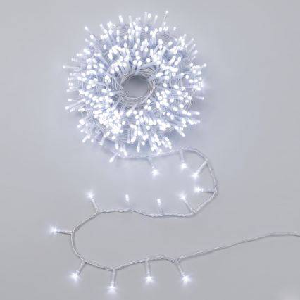 Aigostar - LED zunanji božični niz 400xLED/8 funkcij 23m IP44 hladna bela