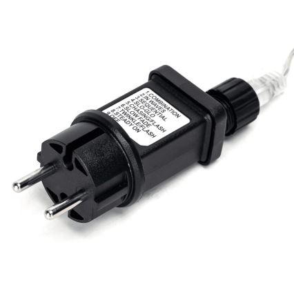 Aigostar - LED zunanji božični niz 50 LED/8 funkcij 8 m IP44 hladno bela