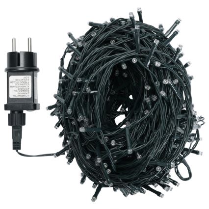 Aigostar - LED zunanji božični lučni niz 500 x LED / 8 funkcij, 50 m, IP44, topla bela