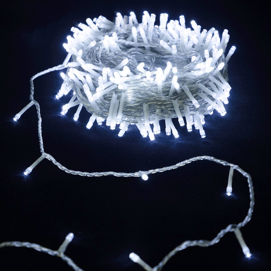 Aigostar - LED Zunanji božični niz 50xLED 5,3m IP44 hladno bela