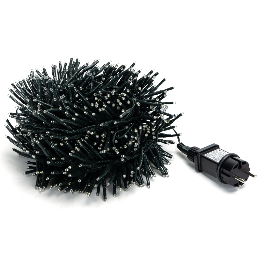 Aigostar - LED zunanji božični niz 600xLED/8 funkcij 18m IP44 hladna bela