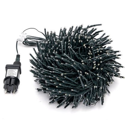 Aigostar - LED zunanji božični niz 600xLED/8 funkcij 18m IP44 topla bela