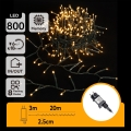 Aigostar - LED zunanji božični niz 800xLED/8 funkcij 23m IP44 topla bela