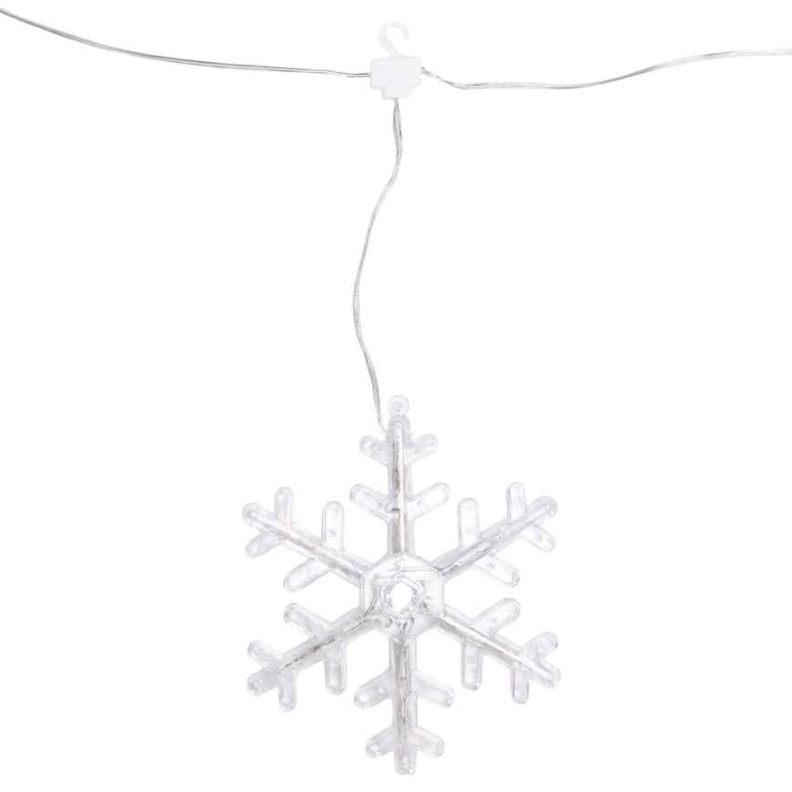 Aigostar - LED zunanji božični niz 84xLED/8 funkcij 1,2x1m IP44 topla bela snežinke
