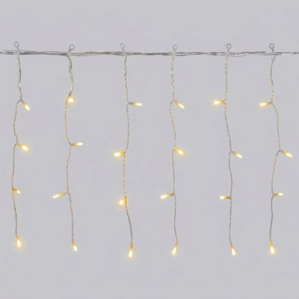 Aigostar - LED zunanji božični niz luči 300xLED/8 funkcij 18x0,4m IP44 topla bela