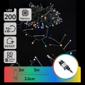 Aigostar - LED zunanji božični niz lučk 200xLED/8 funkcij 8m IP44 večbarven