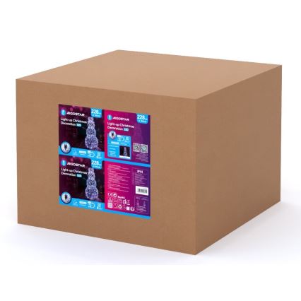 Aigostar-LED Zunanji božični okrasek LED/3,6W/31/230V 6500K 90cm IP44 snežak