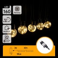 Aigostar - LED zunanji dekorativni niz 160xLED 10m IP44 topla bela