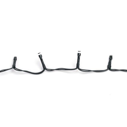 Aigostar-LED Zunanji LED niz 300xLED/8 funkcij 3xAA 15,3 m IP44 topla bela