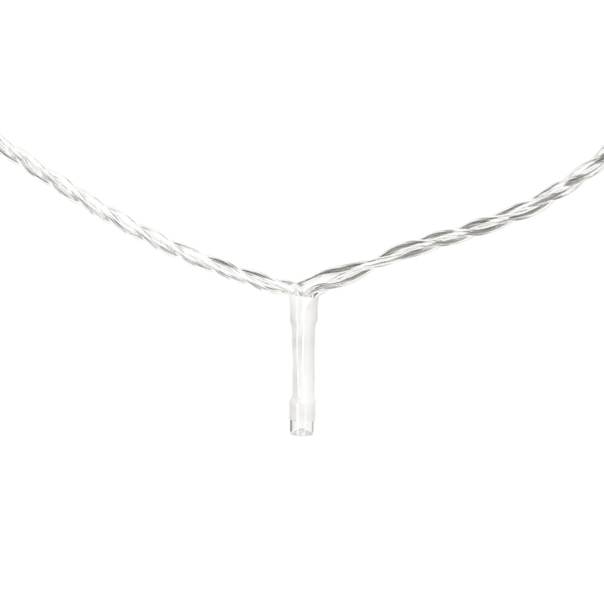 Aigostar - LED zunanji niz 100xLED/8 funkcij 13m IP44 hladna bela