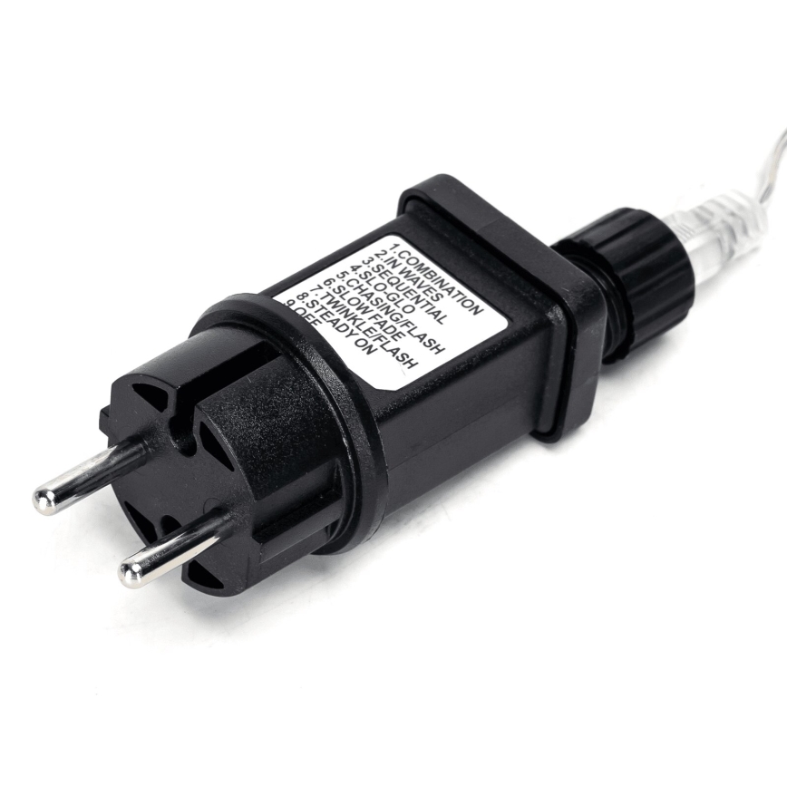 Aigostar - LED zunanji niz 100xLED/8 funkcij 13m IP44 hladna bela