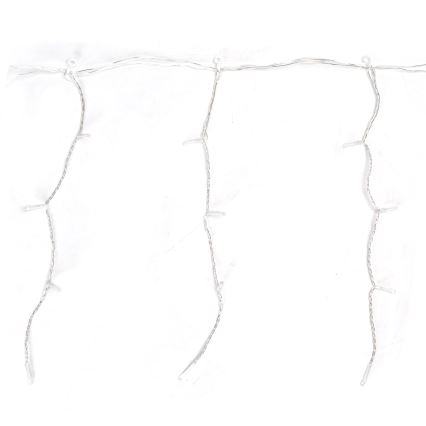 Aigostar - LED Zunanji  niz 100xLED/8 funkcij 5x0,4m IP44 hladna bela