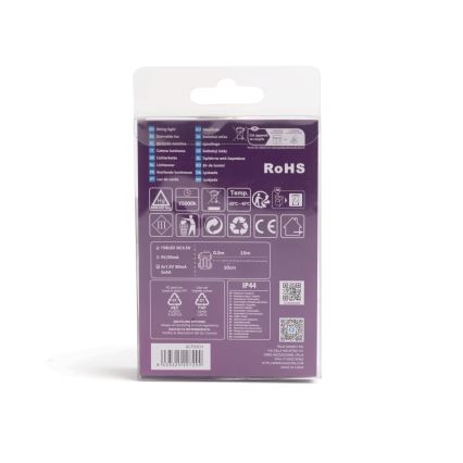 Aigostar - zunanji LED niz 150xLED/8 funkcij/3xAA 15,3m IP44 večbarven