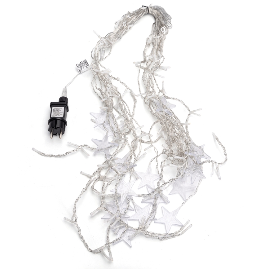 Aigostar - LED zunanji niz 168xLED/8 funkcij 3x1,5m IP44 topla bela zvezde