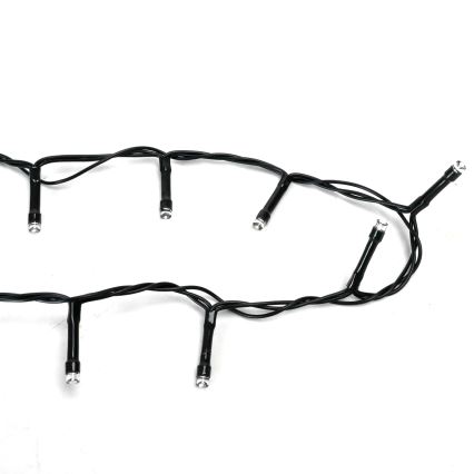 Aigostar - LED zunanji svetlobni niz 400 LED/8 funkcij 4xAA 20,3 m IP44 večbarven