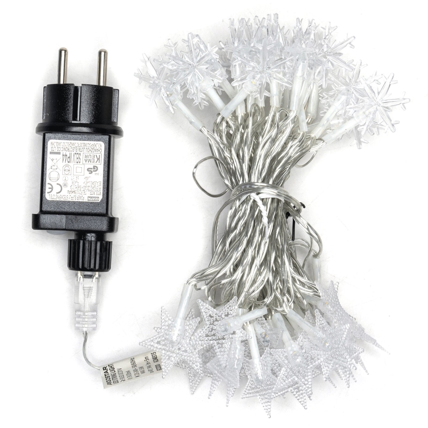 Aigostar - LED zunanji niz lučk 50xLED/8 funkcij 8 m IP44 topla bela