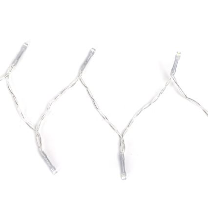 Aigostar - LED zunanji svetlobni niz 150 LED/8 funkcij 15,3 m IP44 hladno bela