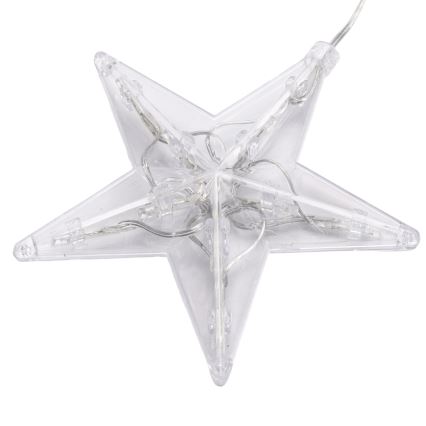 Aigostar - LED zunanji svetlobni niz 70xLED 1,2x1m IP44 hladna bela zvezdice