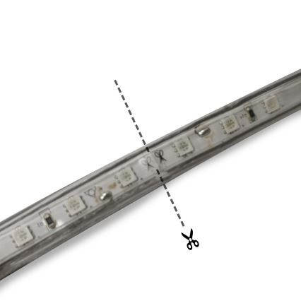 Aigostar - LED Zunanji trak 50m LED/300W/230V modra IP65