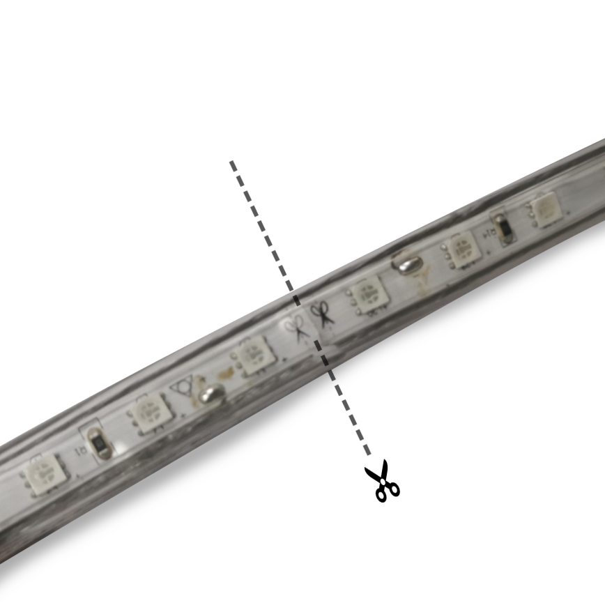 Aigostar - LED Zunanji trak 50m LED/300W/230V modra IP65