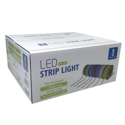 Aigostar - LED Zunanji trak 50m LED/300W/230V modra IP65