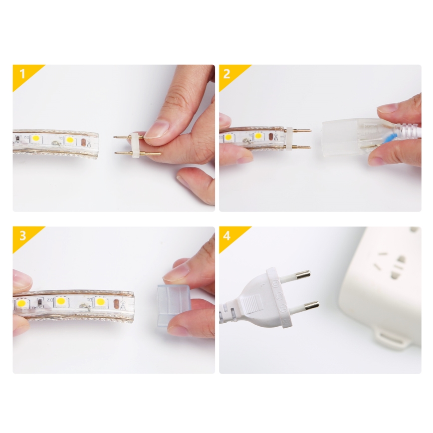 Aigostar - LED Zunanji trak 50m LED/350W/230V 3000K IP65