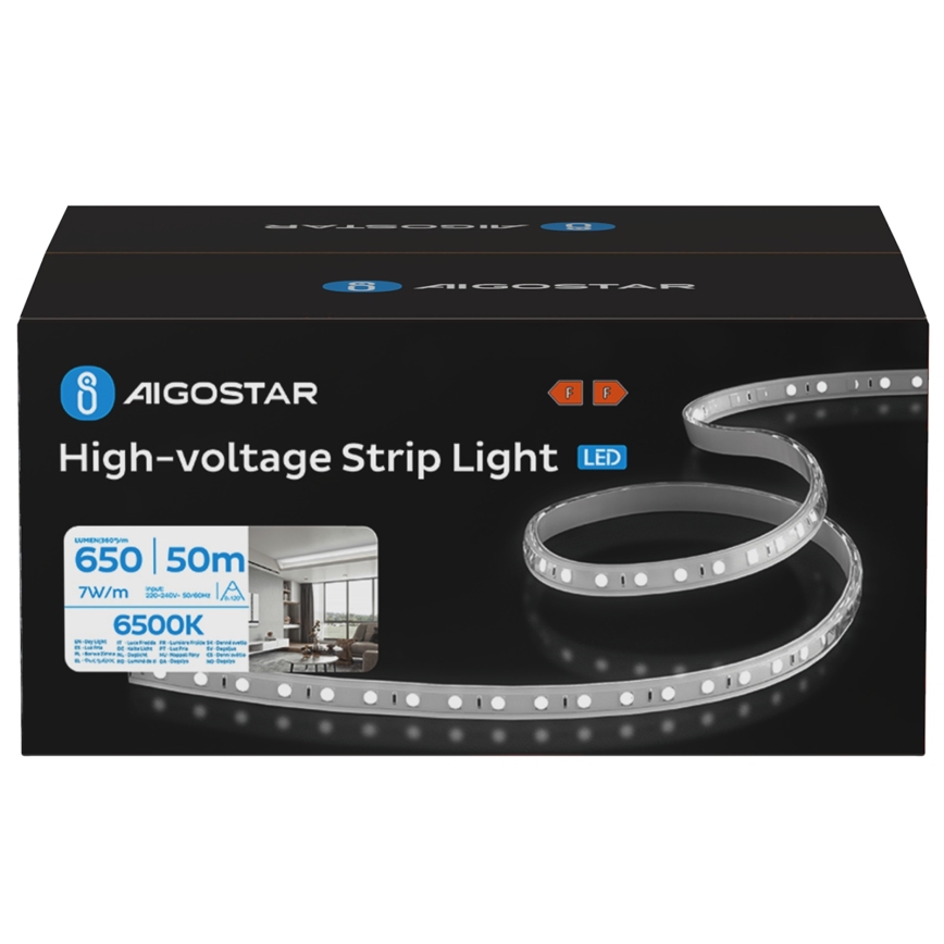 Aigostar - LED zunanji trak 50m LED/350W/230V 6500K IP65