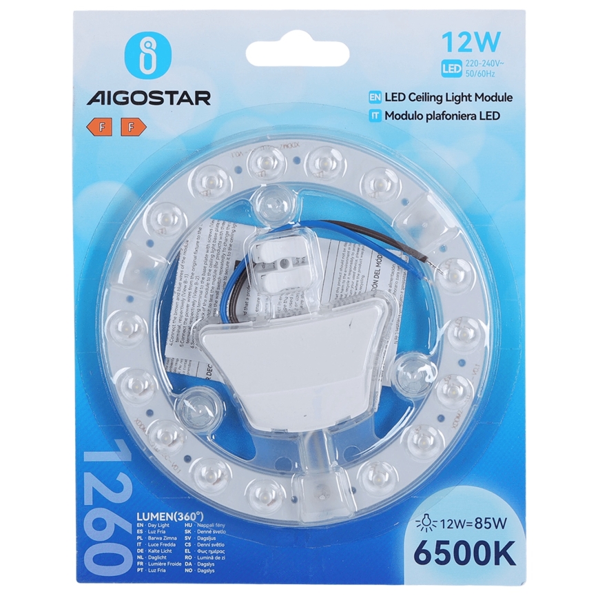 Aigostar - magnetni LED modul LED/12W/230V 6500K
