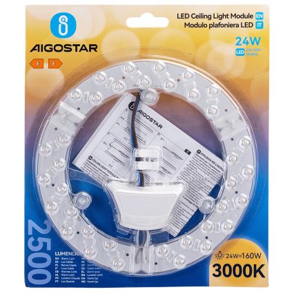 Aigostar - Magnetni LED modul LED/24W/230V 3000K