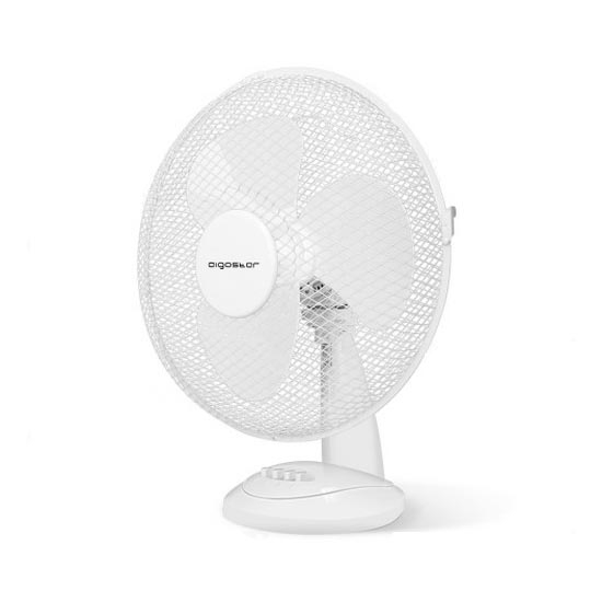 Aigostar - Namizni ventilator 35W/230V 34 cm bela