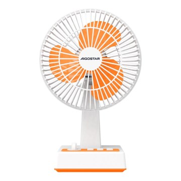 Aigostar - Namizni ventilator 6W/USB
