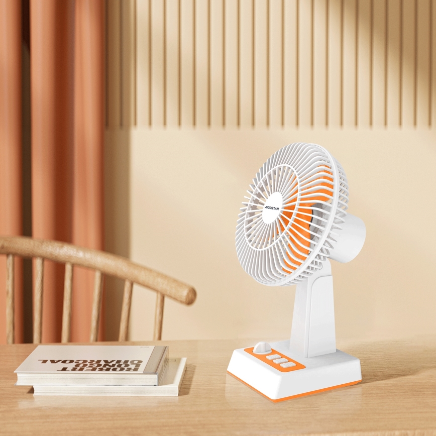 Aigostar - Namizni ventilator 6W/USB