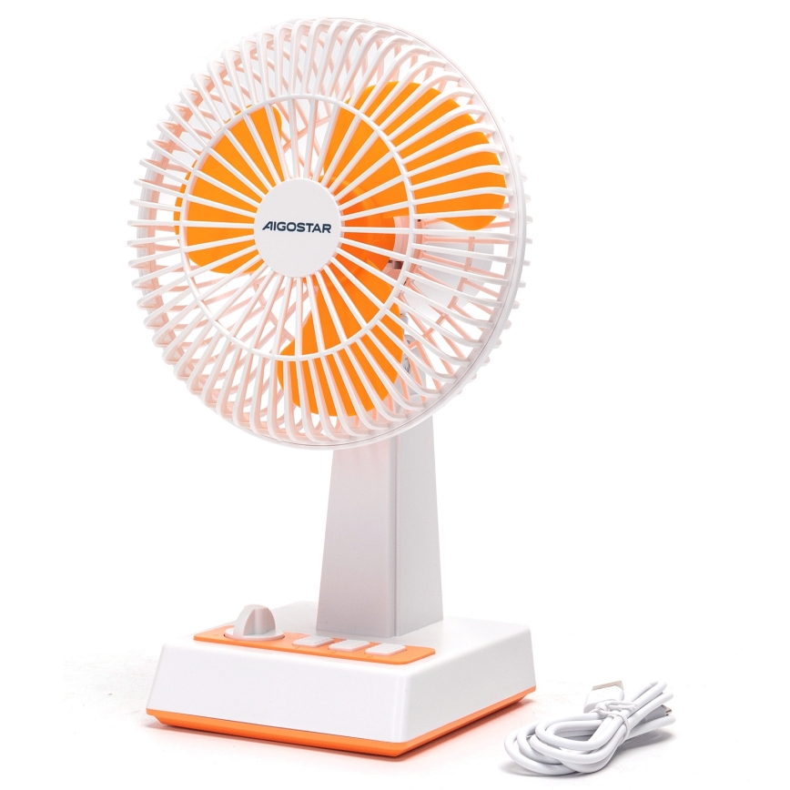 Aigostar - Namizni ventilator 6W/USB