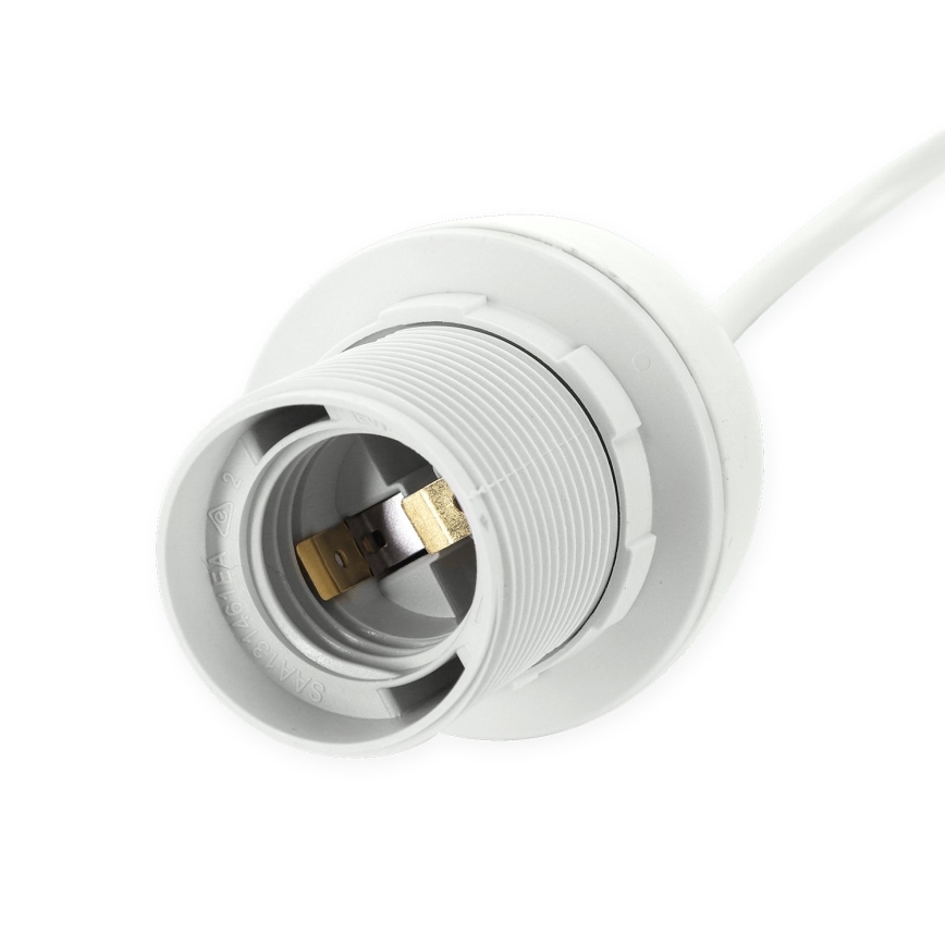 Aigostar - Napajalni kabel 1xE27/60W/250V bel