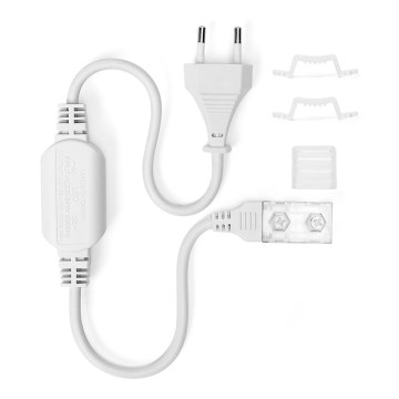 Aigostar - Napajalnik za LED trakove 10 mm 600W/230V bel