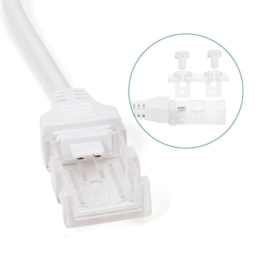 Aigostar - Napajalnik za LED trakove 10 mm 600W/230V bel